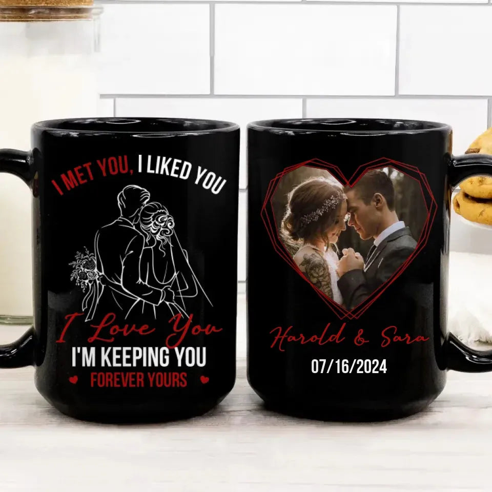 I Love You I'm Keeping You - Personalized Gifts For Couples - Mug