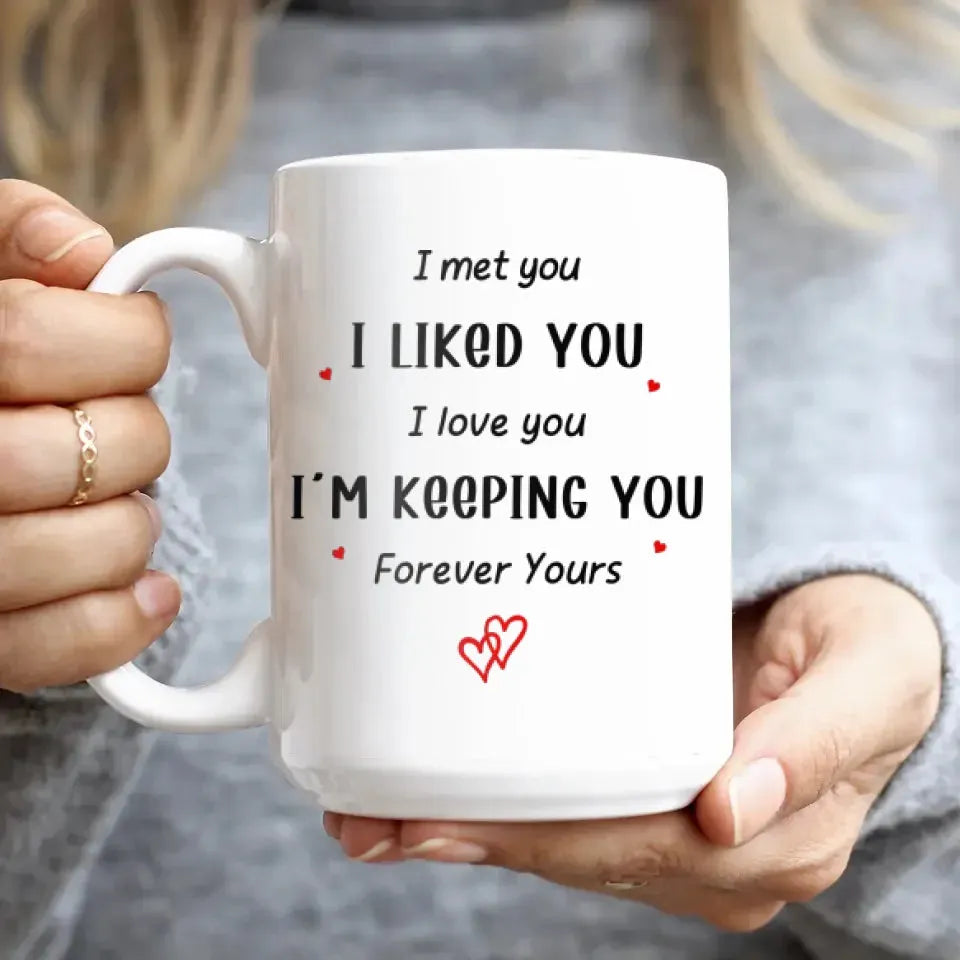 Started With You, Ends With Forever - Personalized Gifts For Couples - Mug