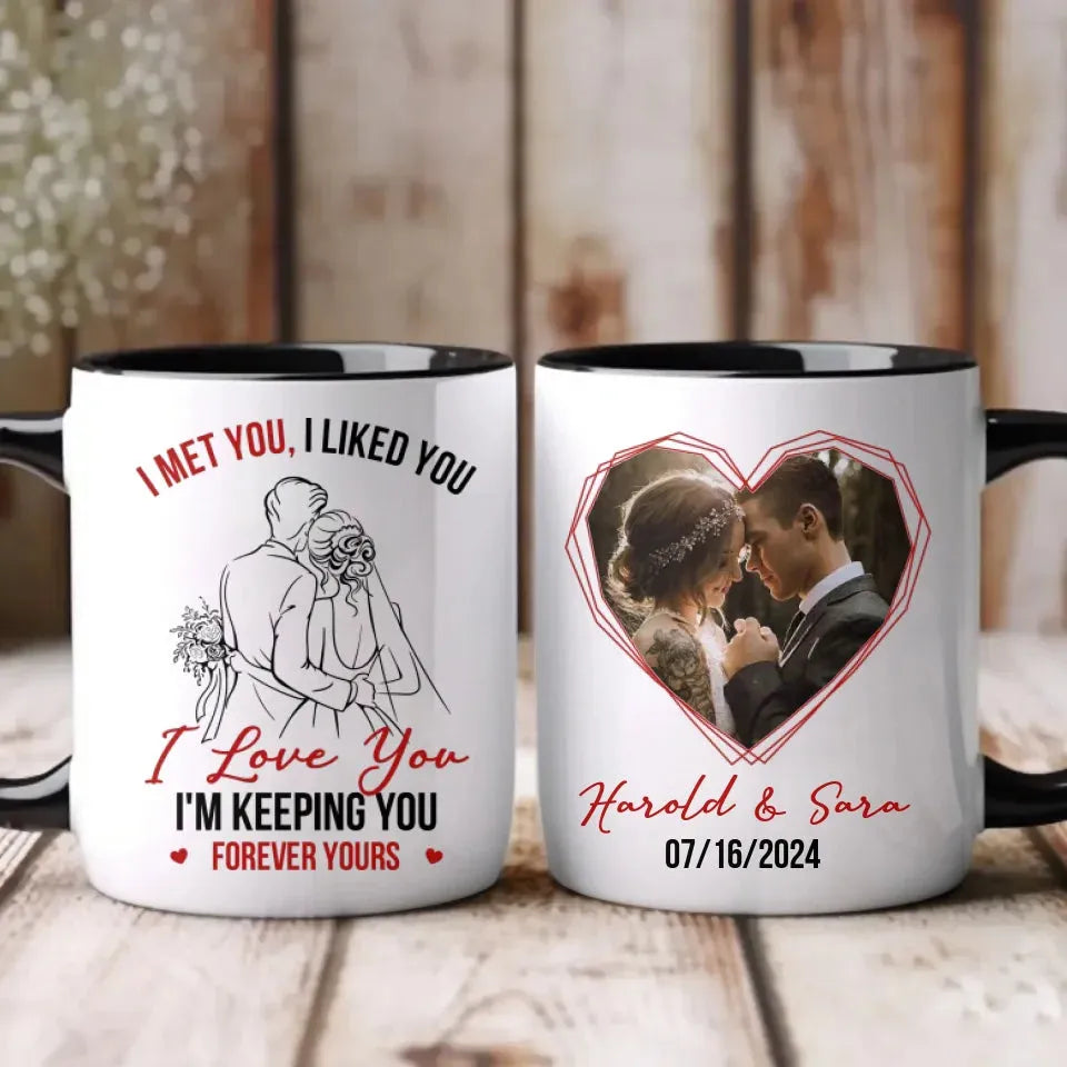 I Love You I'm Keeping You - Personalized Gifts For Couples - Mug