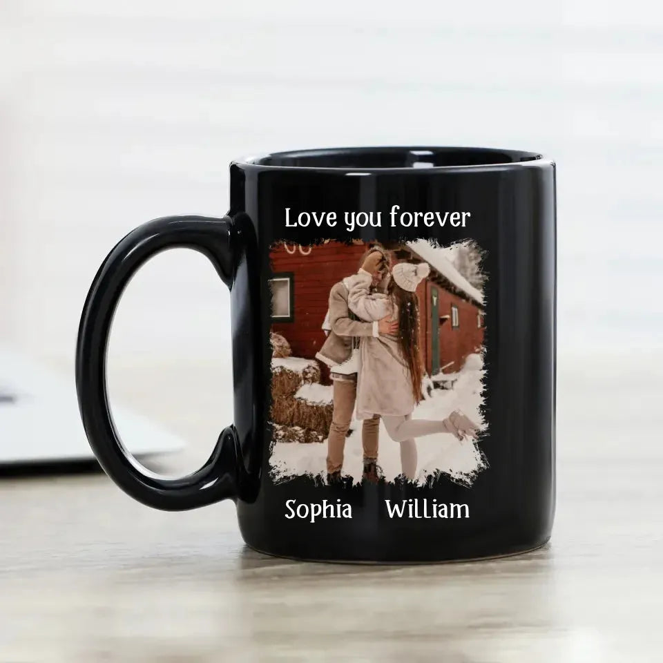 From Meeting To Forever: A Journey Of Love And Devotion - Personalized Gifts For Couples - Mug