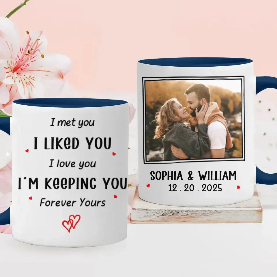 Started With You, Ends With Forever - Personalized Gifts For Couples - Mug