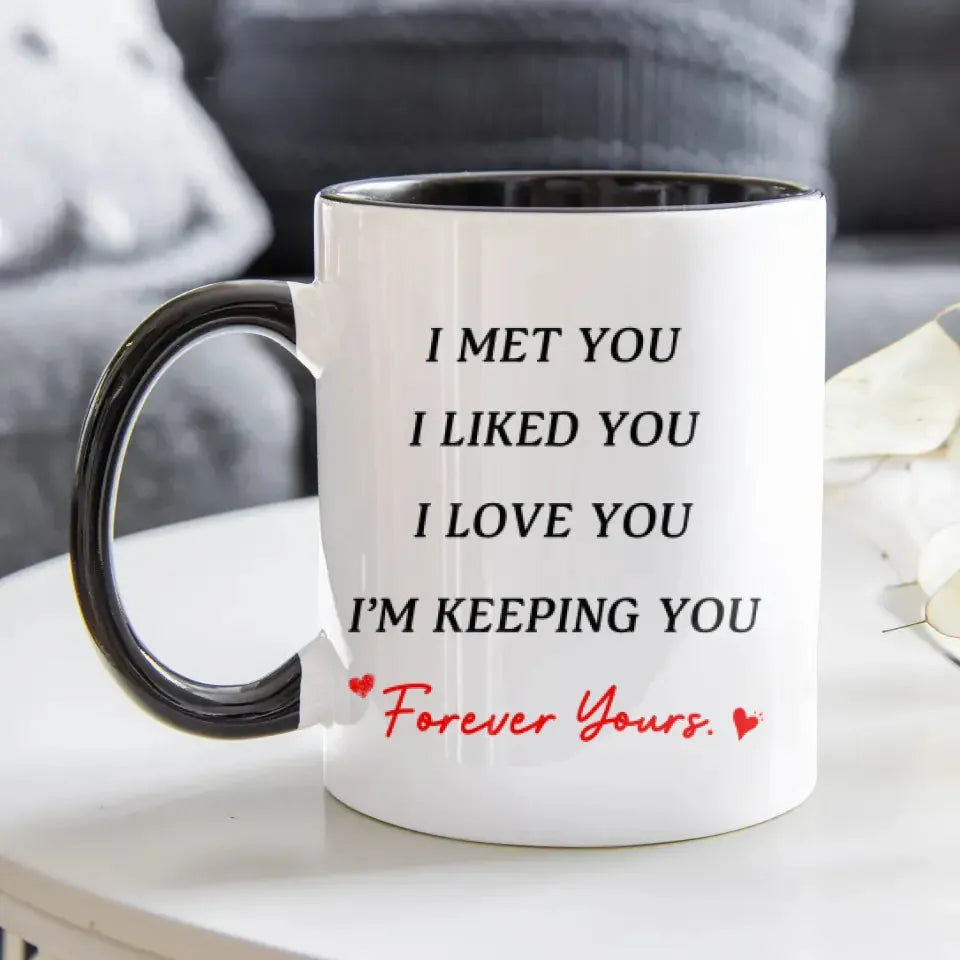 Forever Yours - Personalized Gifts For Couples - Mug