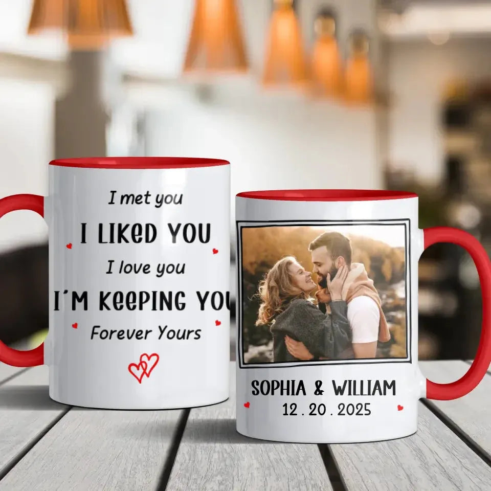 Started With You, Ends With Forever - Personalized Gifts For Couples - Mug