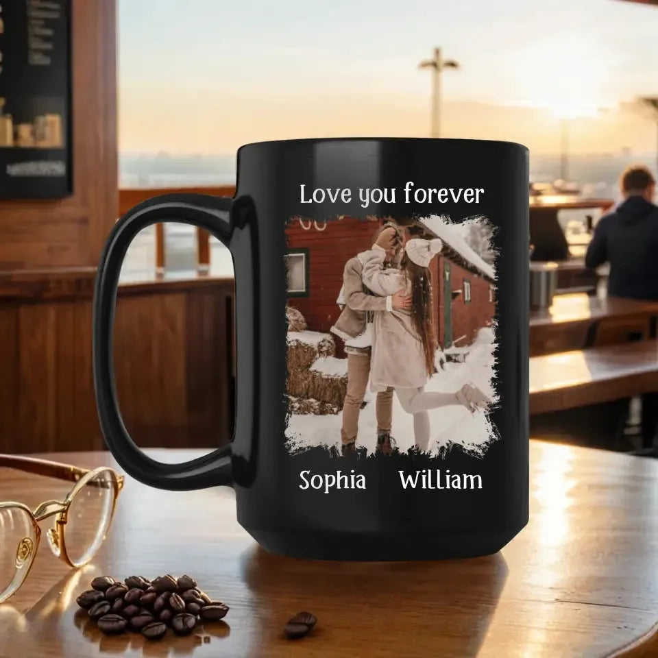 From Meeting To Forever: A Journey Of Love And Devotion - Personalized Gifts For Couples - Mug