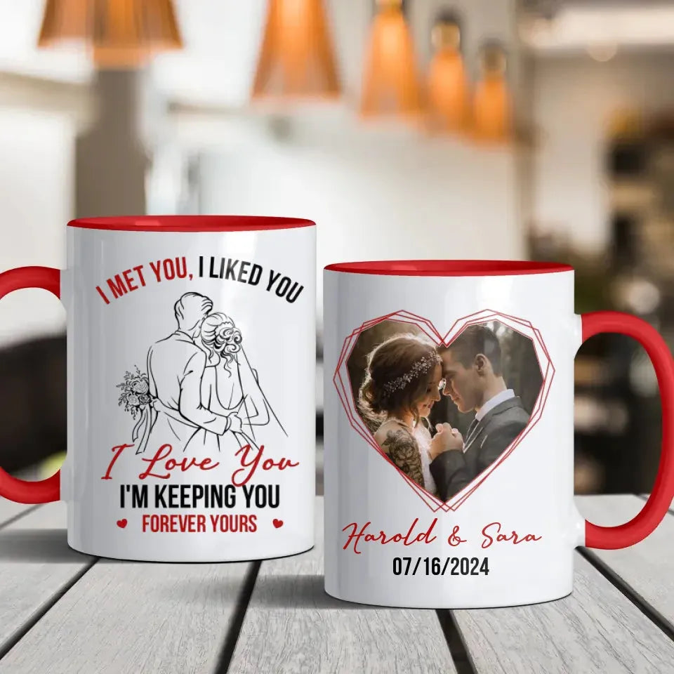 I Love You I'm Keeping You - Personalized Gifts For Couples - Mug