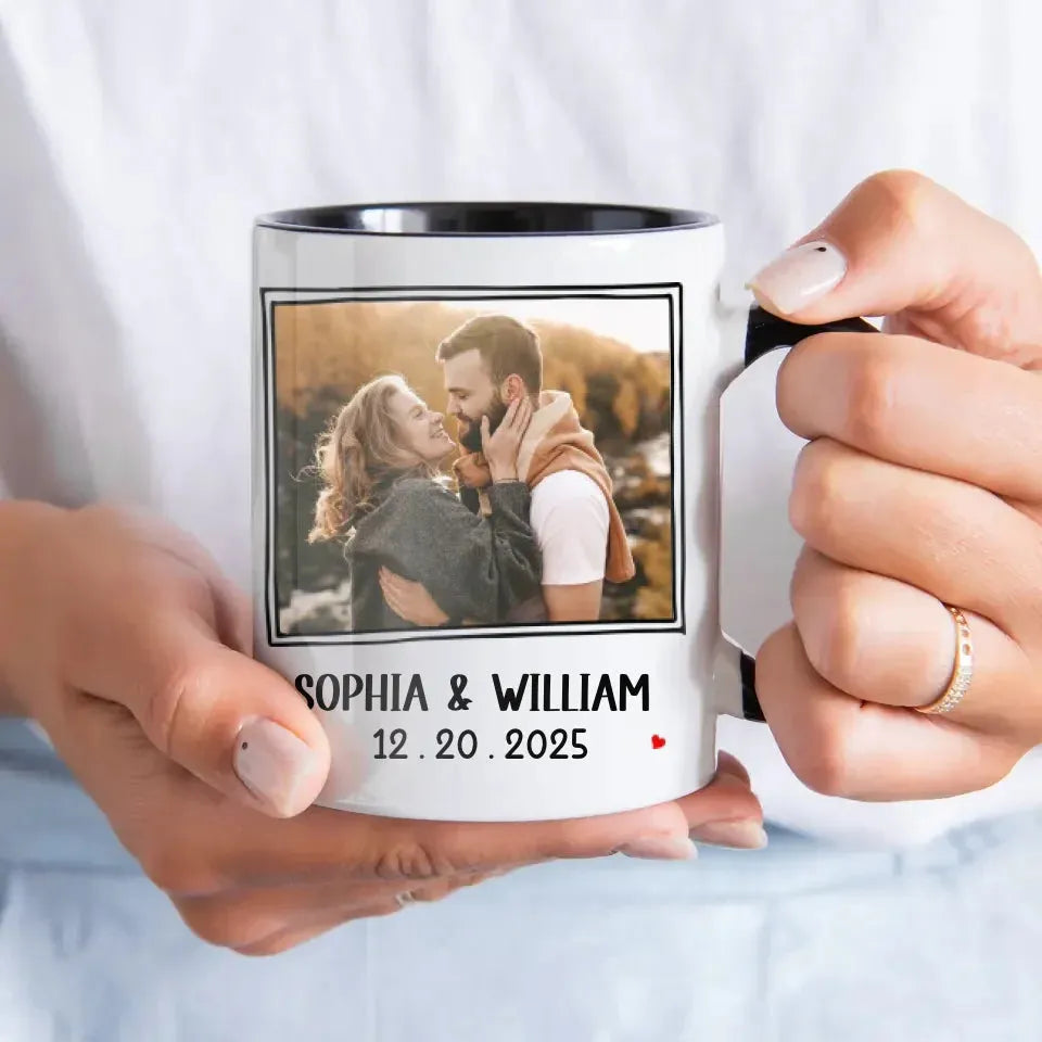 Started With You, Ends With Forever - Personalized Gifts For Couples - Mug