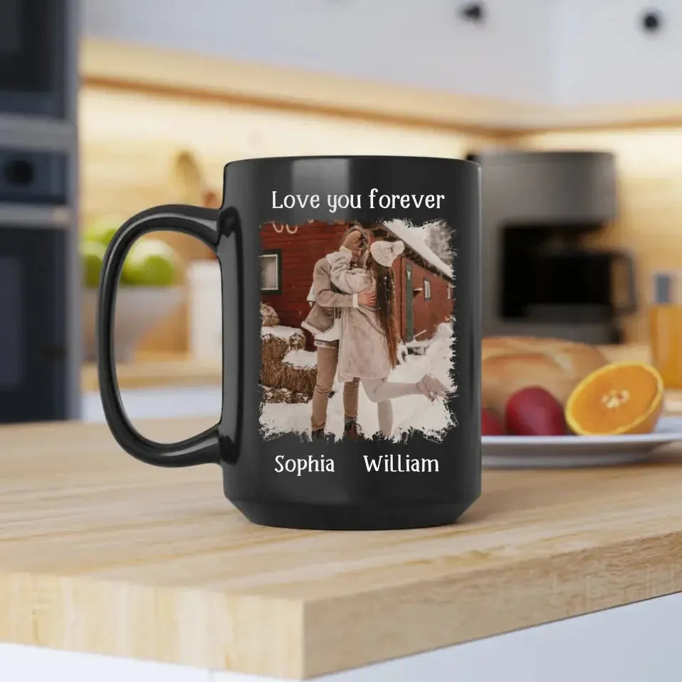 From Meeting To Forever: A Journey Of Love And Devotion - Personalized Gifts For Couples - Mug