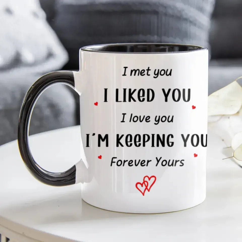 Started With You, Ends With Forever - Personalized Gifts For Couples - Mug