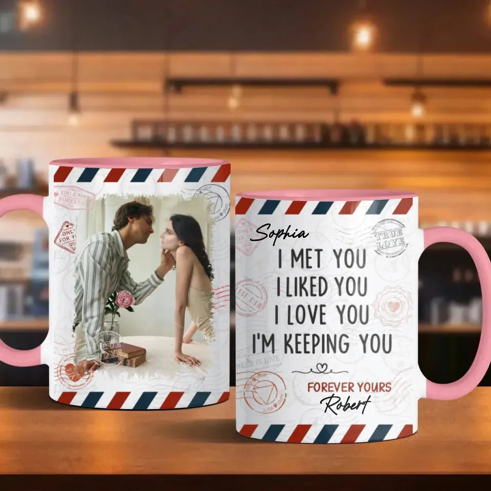 From Meeting To Forever: A Journey Of Love And Devotion - Personalized Gifts For Couples - Mug