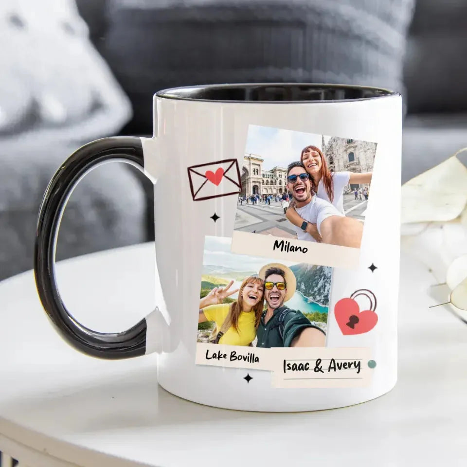 I Met You, I Liked You, I Love You, Travel Style - Personalized Gifts For Couples - Mug