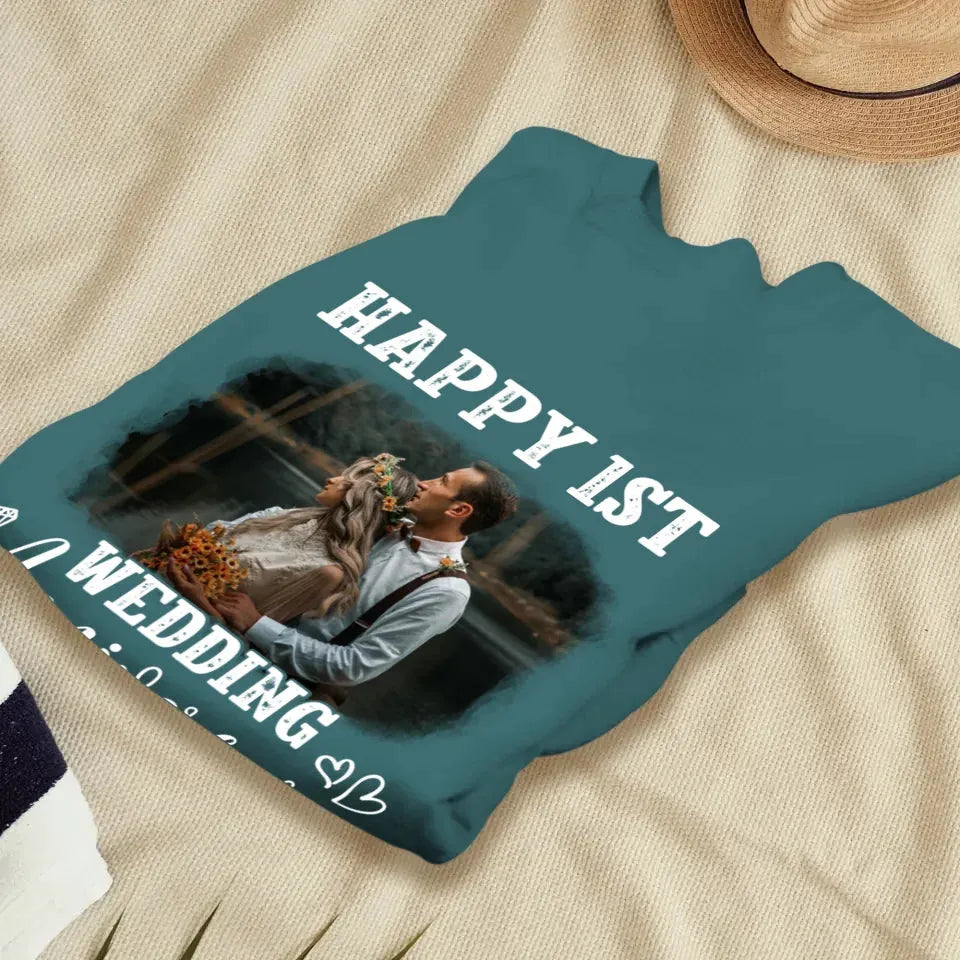 Happy Wedding Anniversary: Love That Grows Stronger - Personalized Gifts For Couples - Unisex Sweater