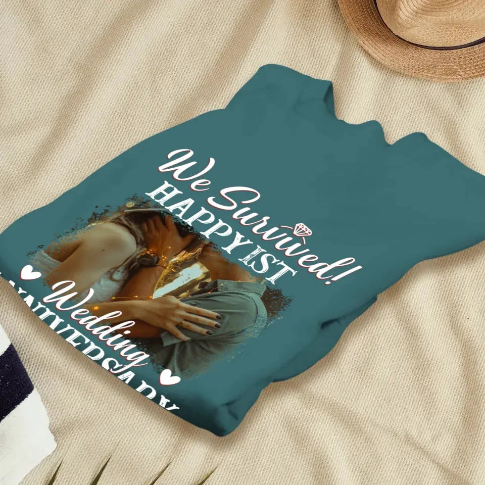 Happy Wedding Anniversary: Forever And Always Yours  - Personalized Gifts For Couples - Unisex Sweater