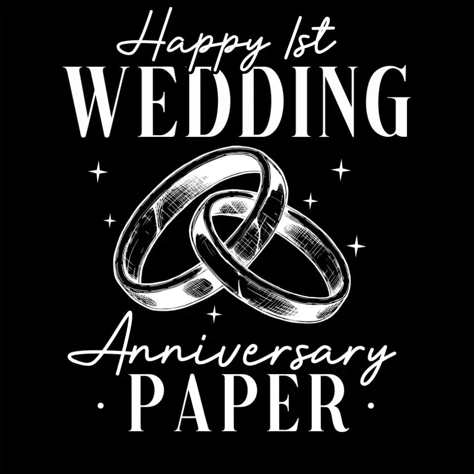 Happy Wedding Anniversary Paper - Personalized Gifts For Couples - Unisex Sweater