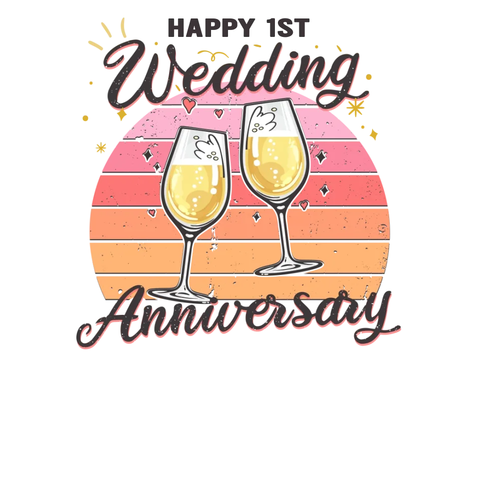 Cheer Happy Wedding Anniversary - Personalized Gifts For Couples - Unisex T-Shirt