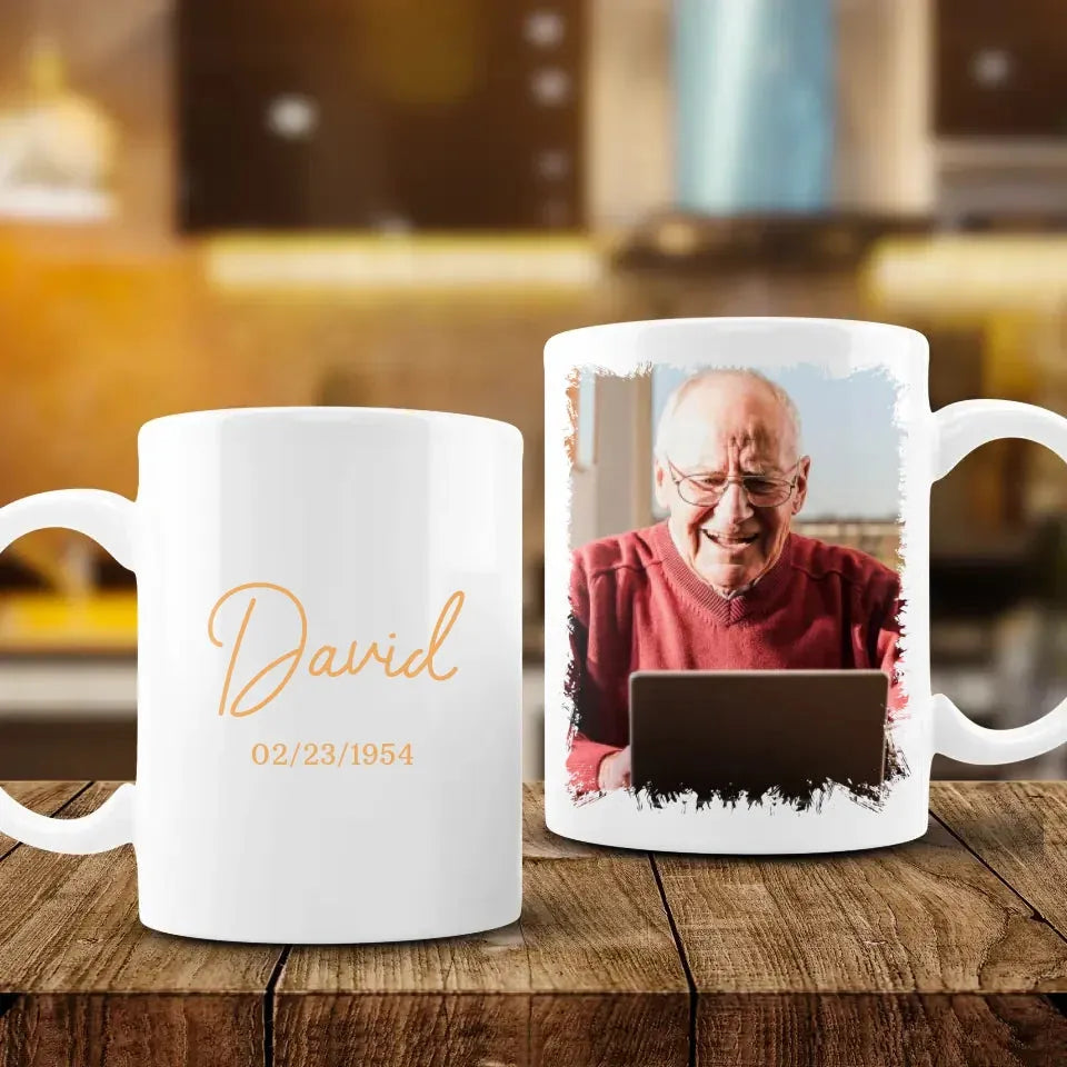 Celebrating My Father's Birthday With Endless Love - Personalized Gifts For Dad - Mug