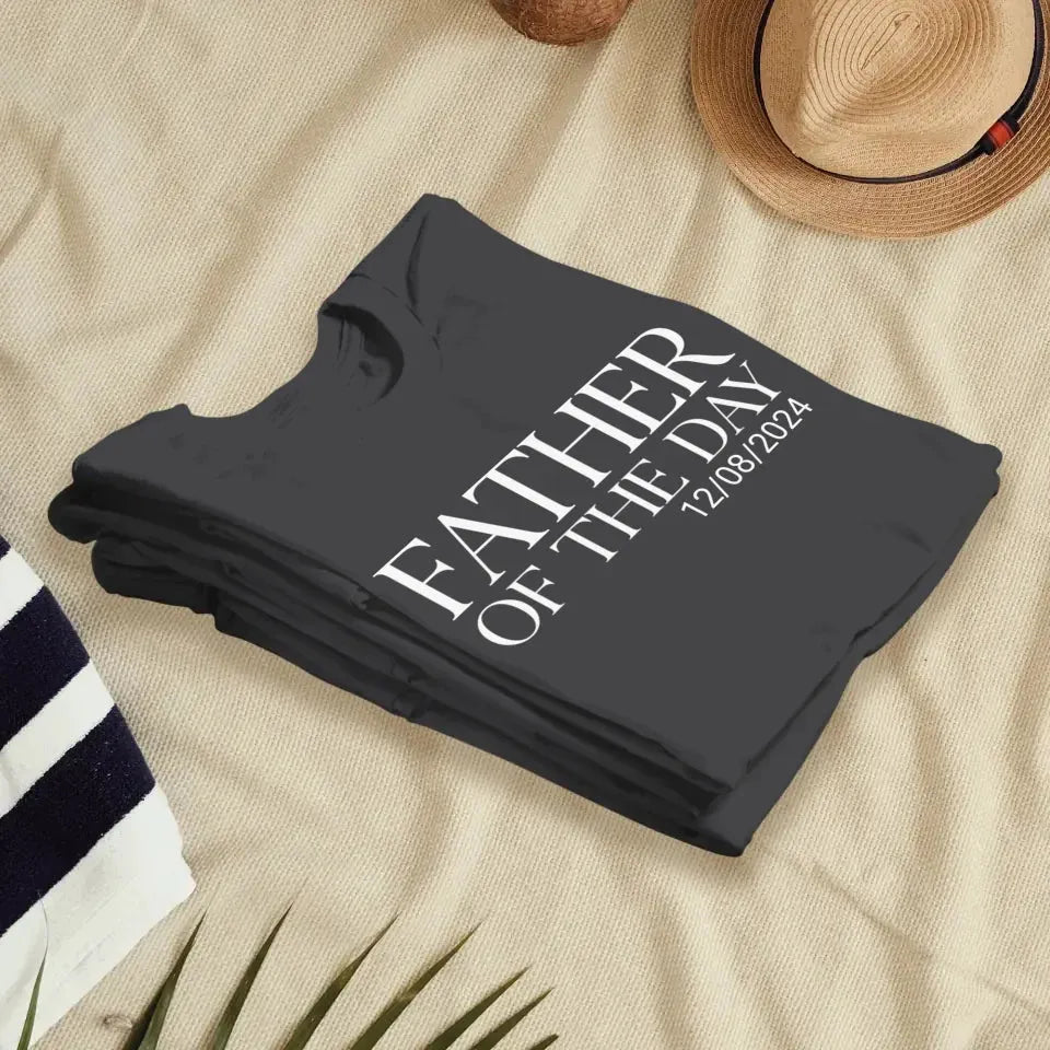 Father Of The Day - Personalized Gifts For Dad - T-Shirt