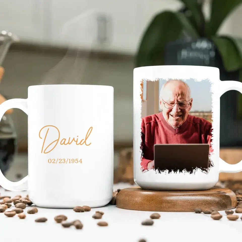 Celebrating My Father's Birthday With Endless Love - Personalized Gifts For Dad - Mug