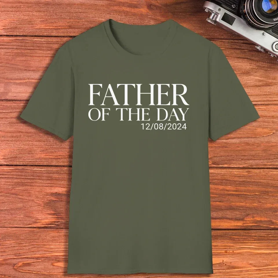 Father Of The Day - Personalized Gifts For Dad - T-Shirt