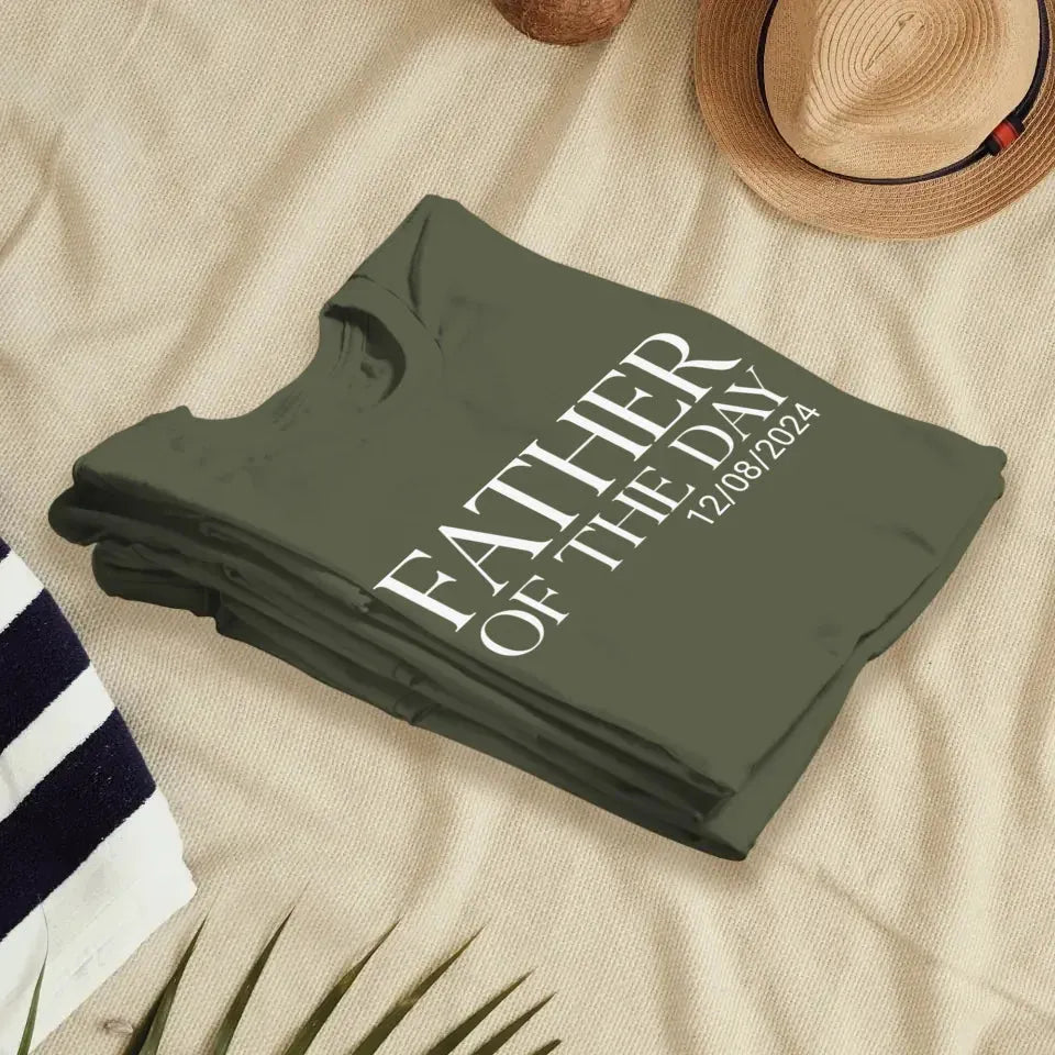 Father Of The Day - Personalized Gifts For Dad - T-Shirt