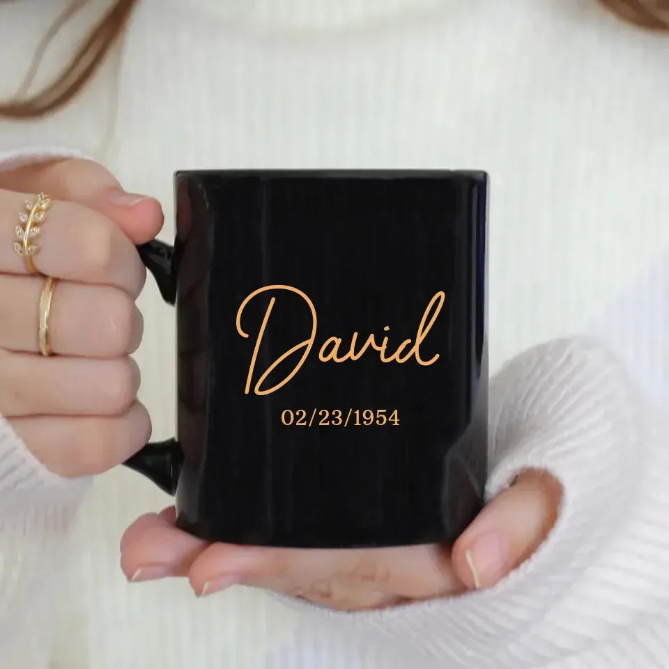 Celebrating My Father's Birthday With Endless Love - Personalized Gifts For Dad - Mug