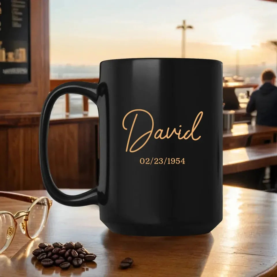 Celebrating My Father's Birthday With Endless Love - Personalized Gifts For Dad - Mug