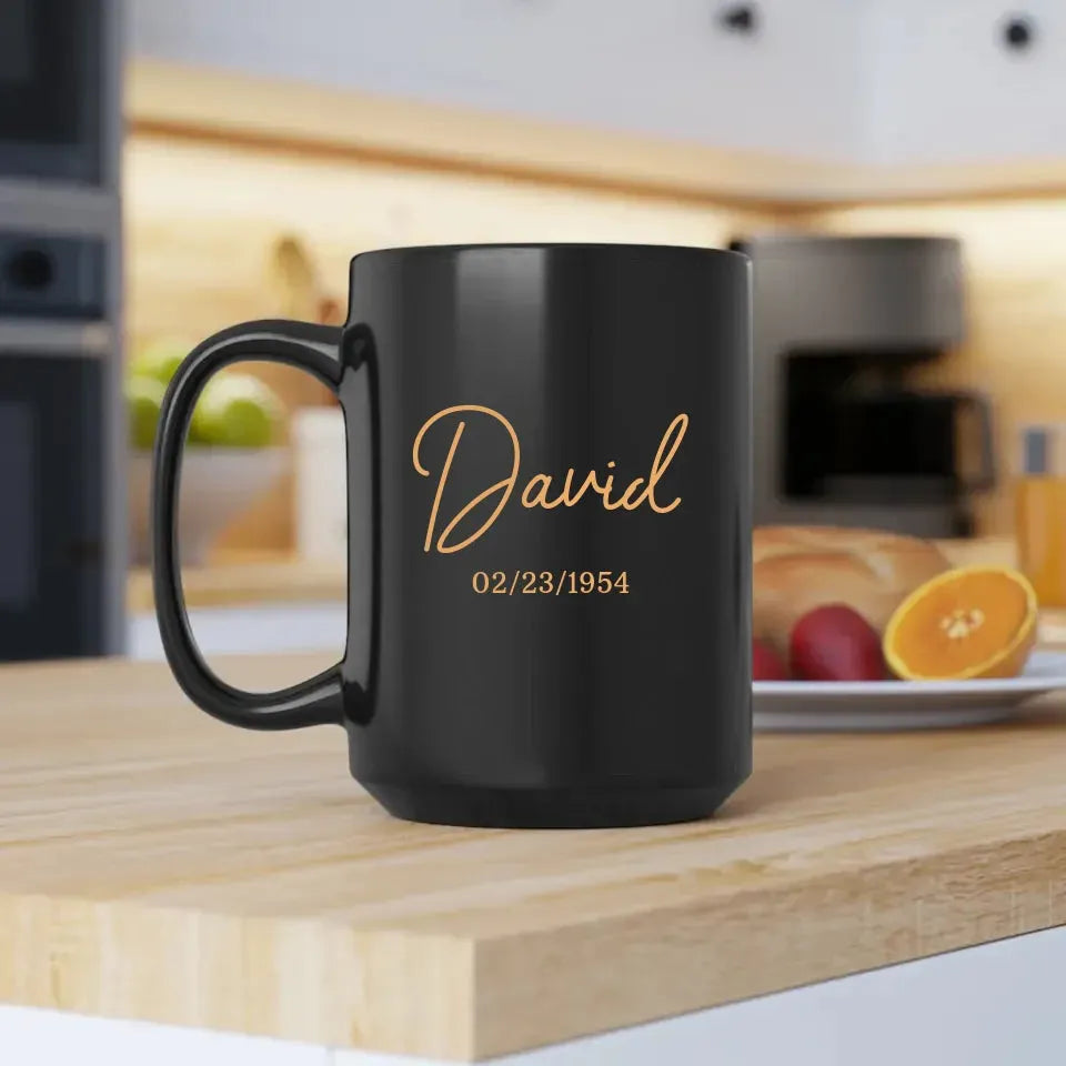 Celebrating My Father's Birthday With Endless Love - Personalized Gifts For Dad - Mug