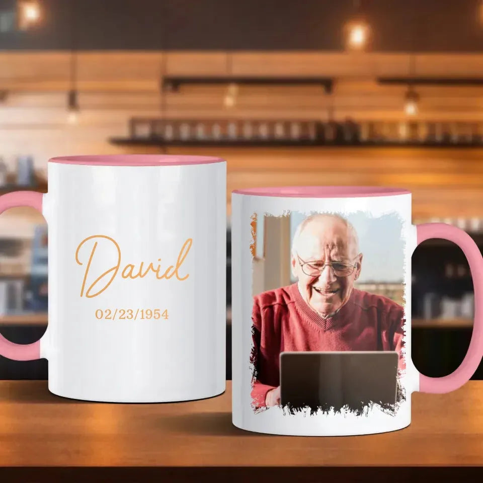 Celebrating My Father's Birthday With Endless Love - Personalized Gifts For Dad - Mug