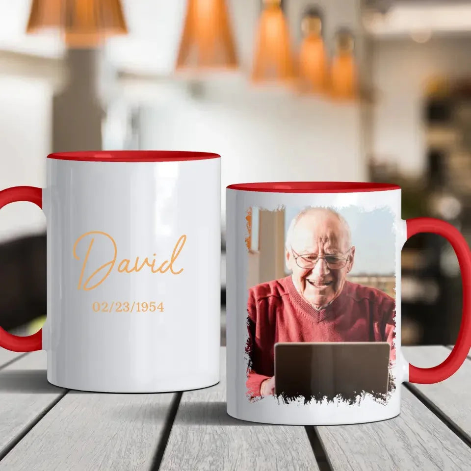 Celebrating My Father's Birthday With Endless Love - Personalized Gifts For Dad - Mug