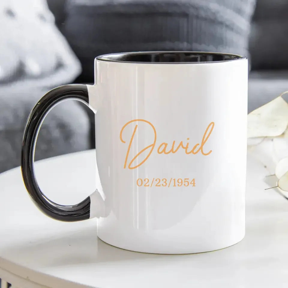 Celebrating My Father's Birthday With Endless Love - Personalized Gifts For Dad - Mug