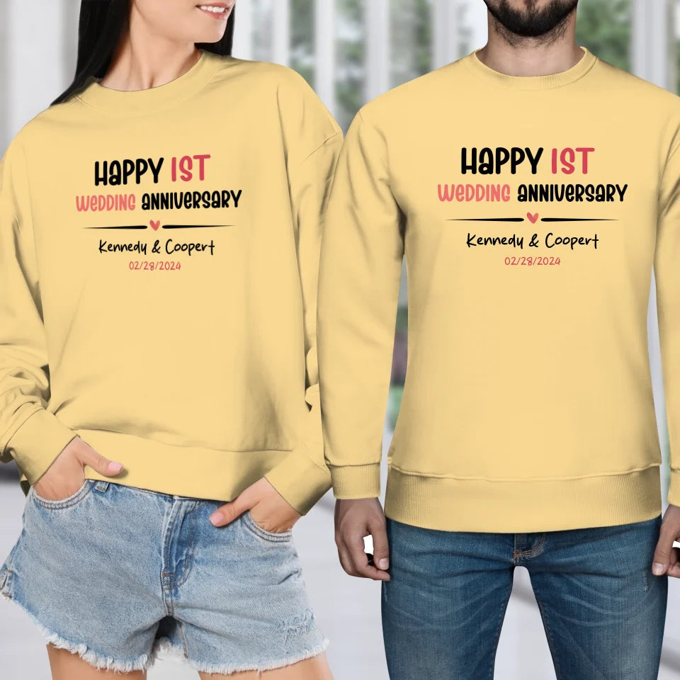 Valentine's Day Memories: Our Special Day - Personalized Gifts For Couples - Unisex Sweater