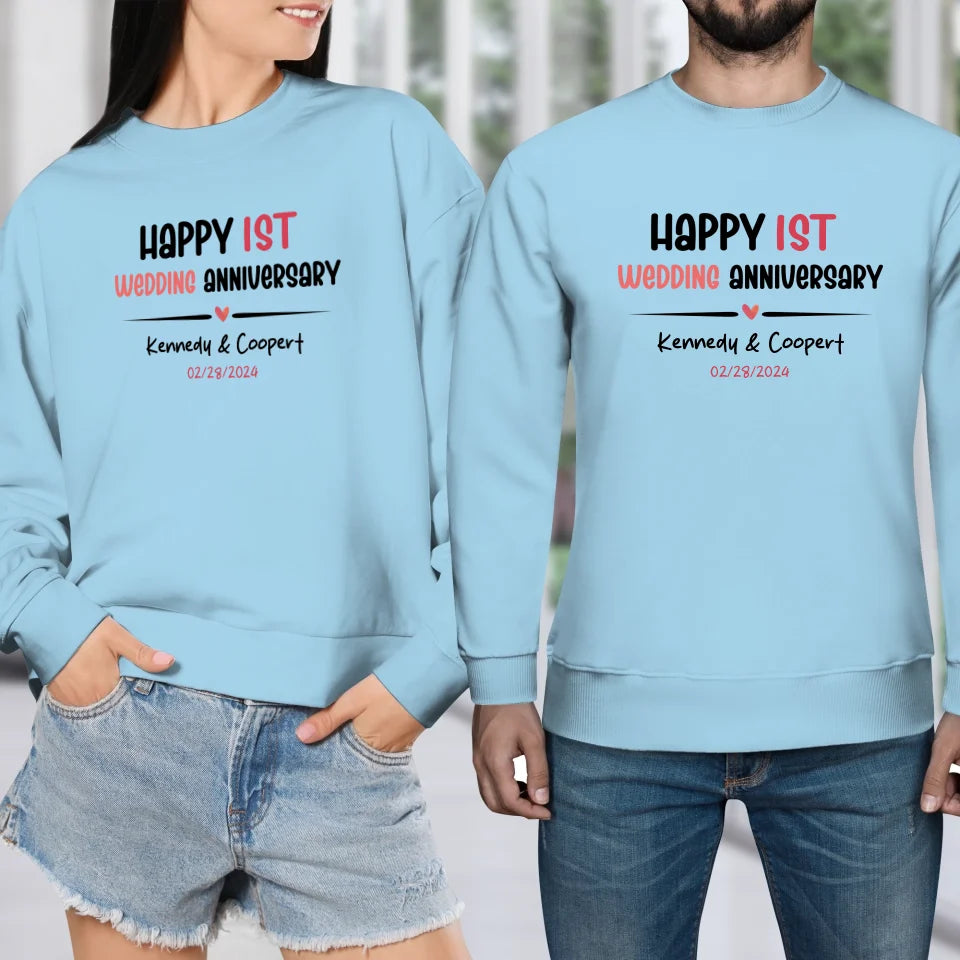 Valentine's Day Memories: Our Special Day - Personalized Gifts For Couples - Unisex Sweater