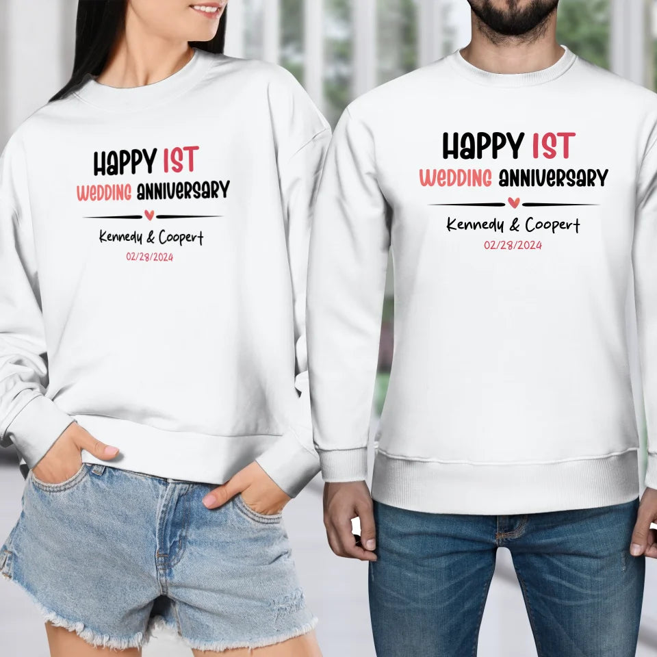 Valentine's Day Memories: Our Special Day - Personalized Gifts For Couples - Unisex Sweater