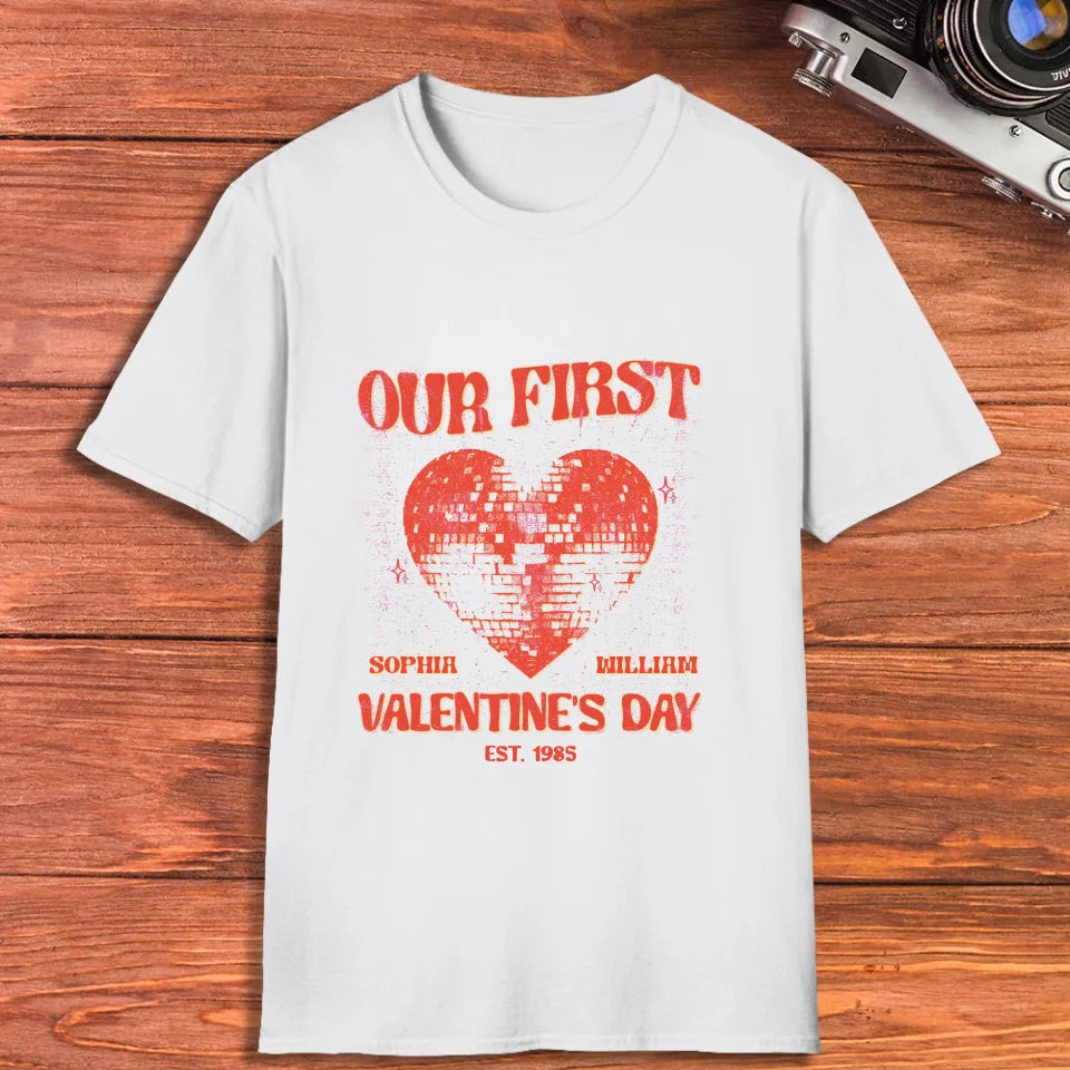 Valentine's Day Memories: Our Special Day - Personalized Gifts For Couples - Unisex T-Shirt