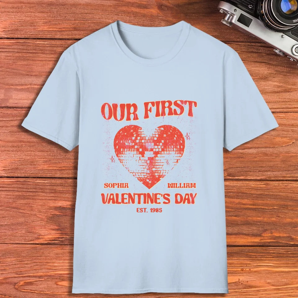 Valentine's Day Memories: Our Special Day - Personalized Gifts For Couples - Unisex T-Shirt