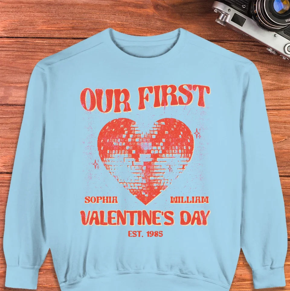 Valentine's Day Memories: Our Special Day - Personalized Gifts For Couples - Unisex Sweater