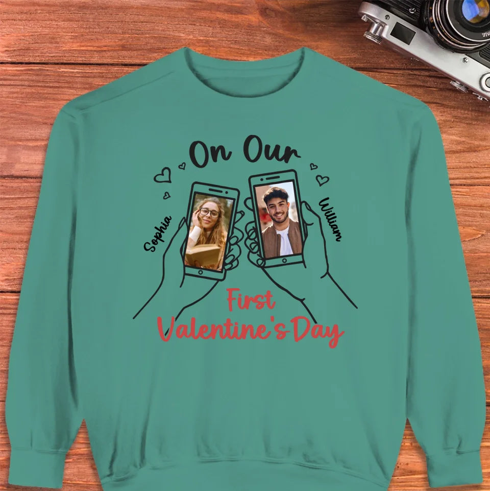 A Valentine's Day To Begin It All - Personalized Gifts For Couples - Unisex Sweater