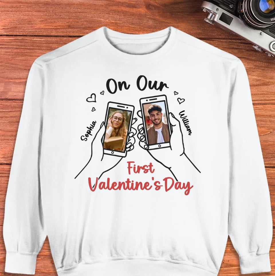 A Valentine's Day To Begin It All - Personalized Gifts For Couples - Unisex Sweater