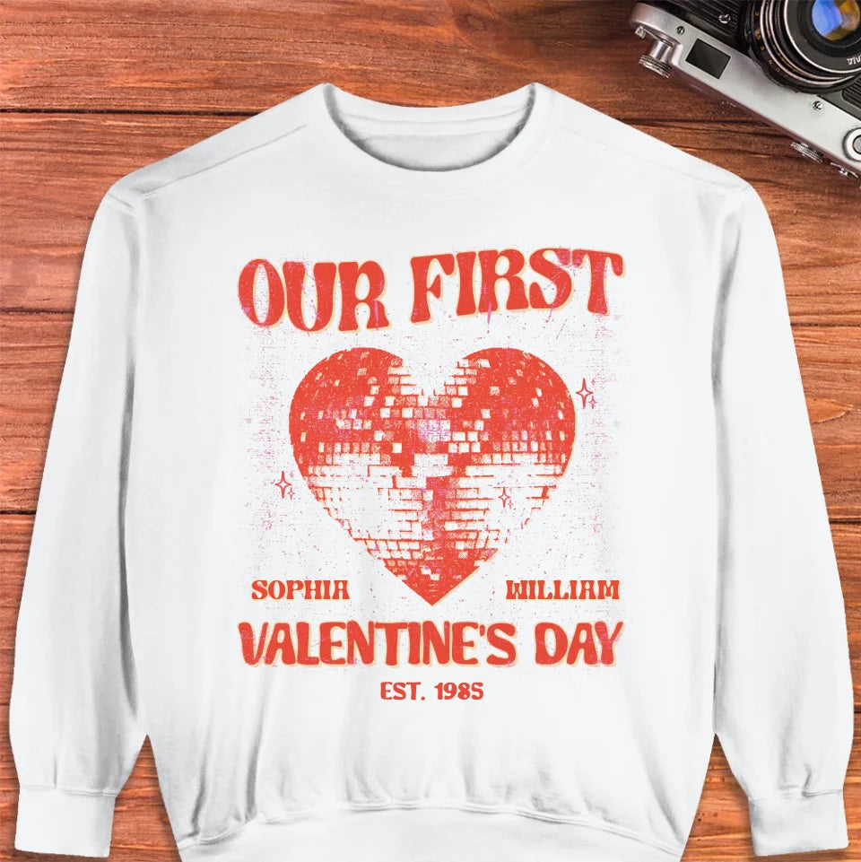 Valentine's Day Memories: Our Special Day - Personalized Gifts For Couples - Unisex Sweater