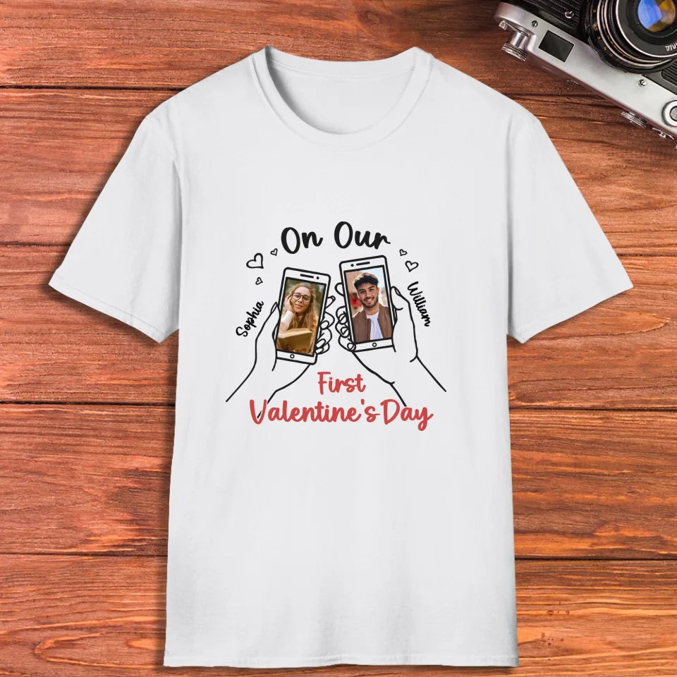 A Valentine's Day To Begin It All - Personalized Gifts For Couples - Unisex T-Shirt