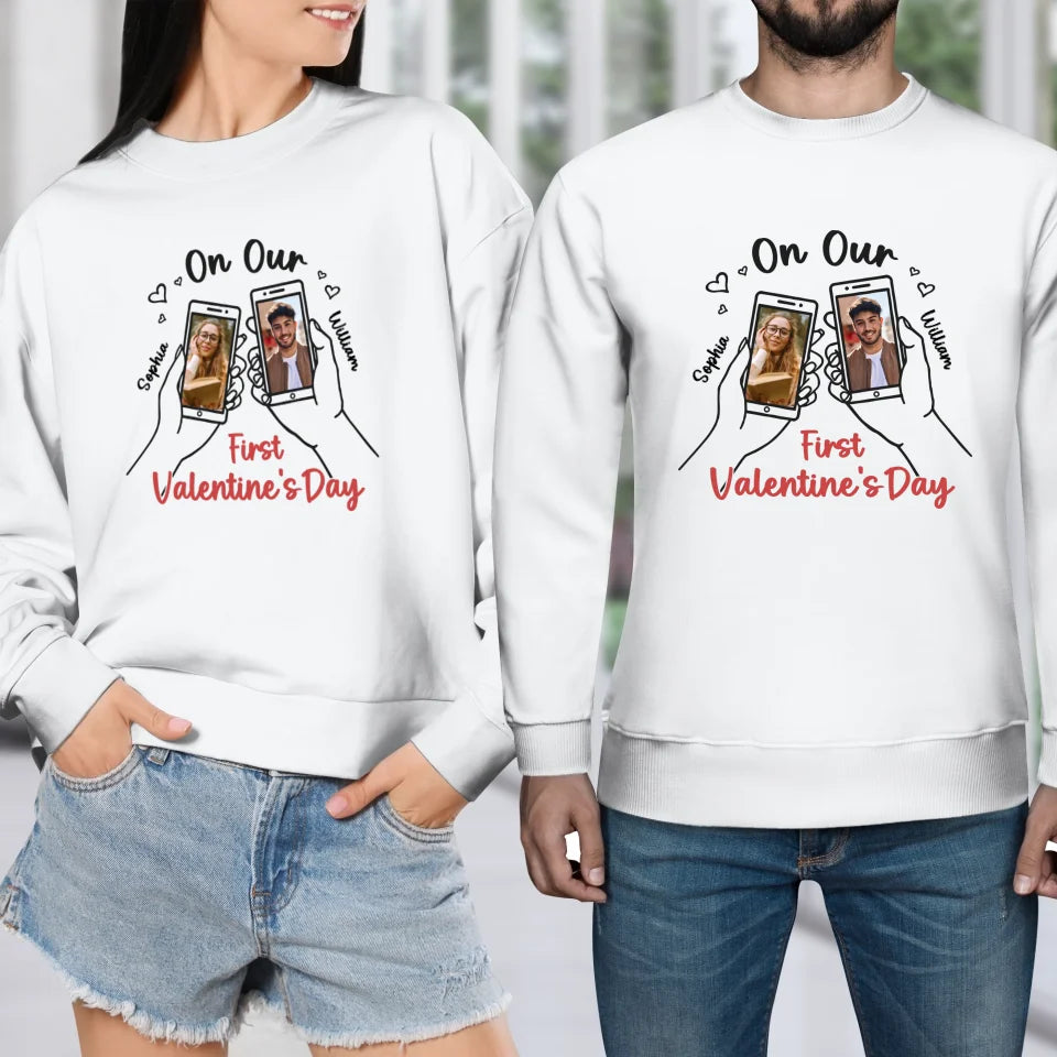 A Valentine's Day To Begin It All - Personalized Gifts For Couples - Unisex Sweater