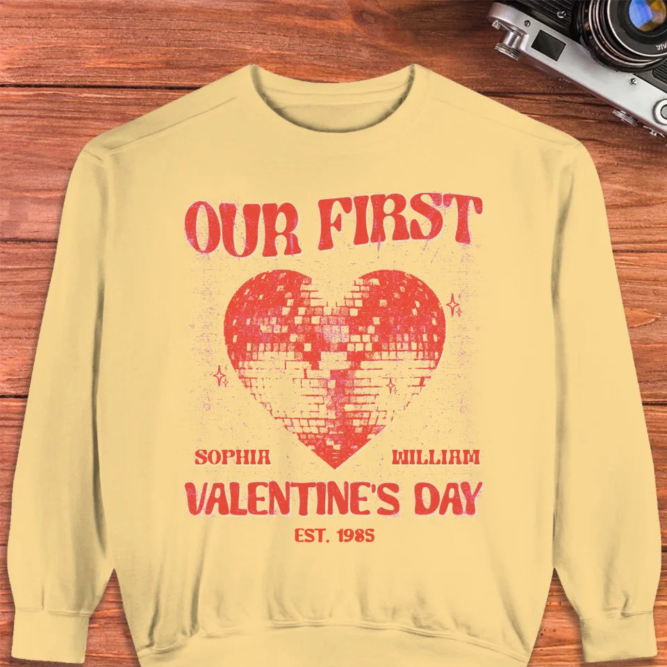 Valentine's Day Memories: Our Special Day - Personalized Gifts For Couples - Unisex Sweater