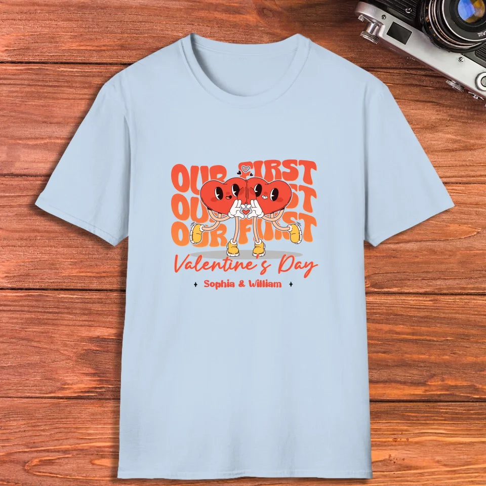 Where Our Hearts First Met - Personalized Gifts For Couples - Unisex T-Shirt