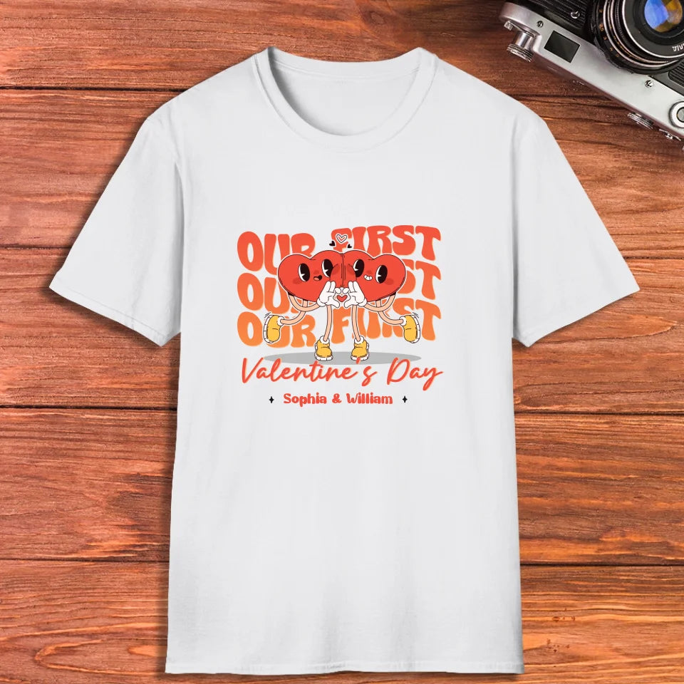 Where Our Hearts First Met - Personalized Gifts For Couples - Unisex T-Shirt