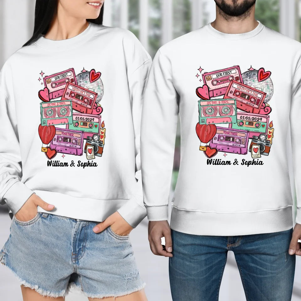 Valentine's As Mr & Mrs: A New Chapter Of Love - Personalized Gifts For Couples - Unisex Sweater