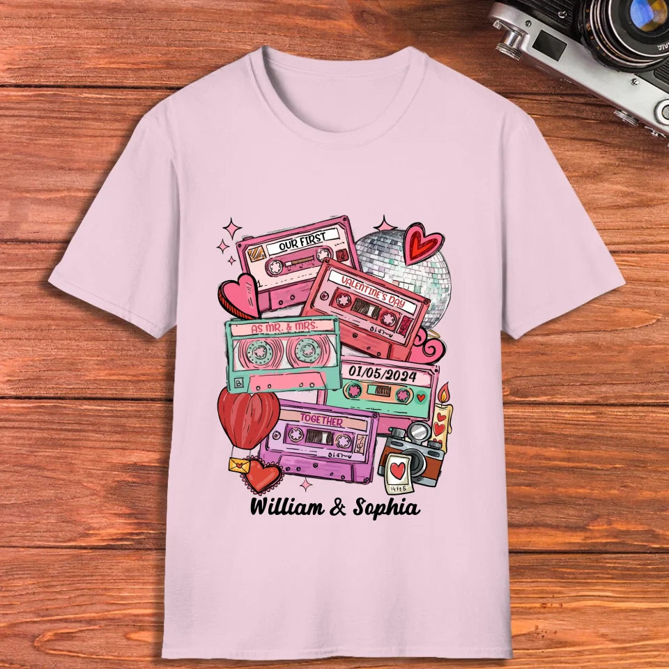 Valentine's As Mr & Mrs: A New Chapter Of Love - Personalized Gifts For Couples - Unisex T-Shirt