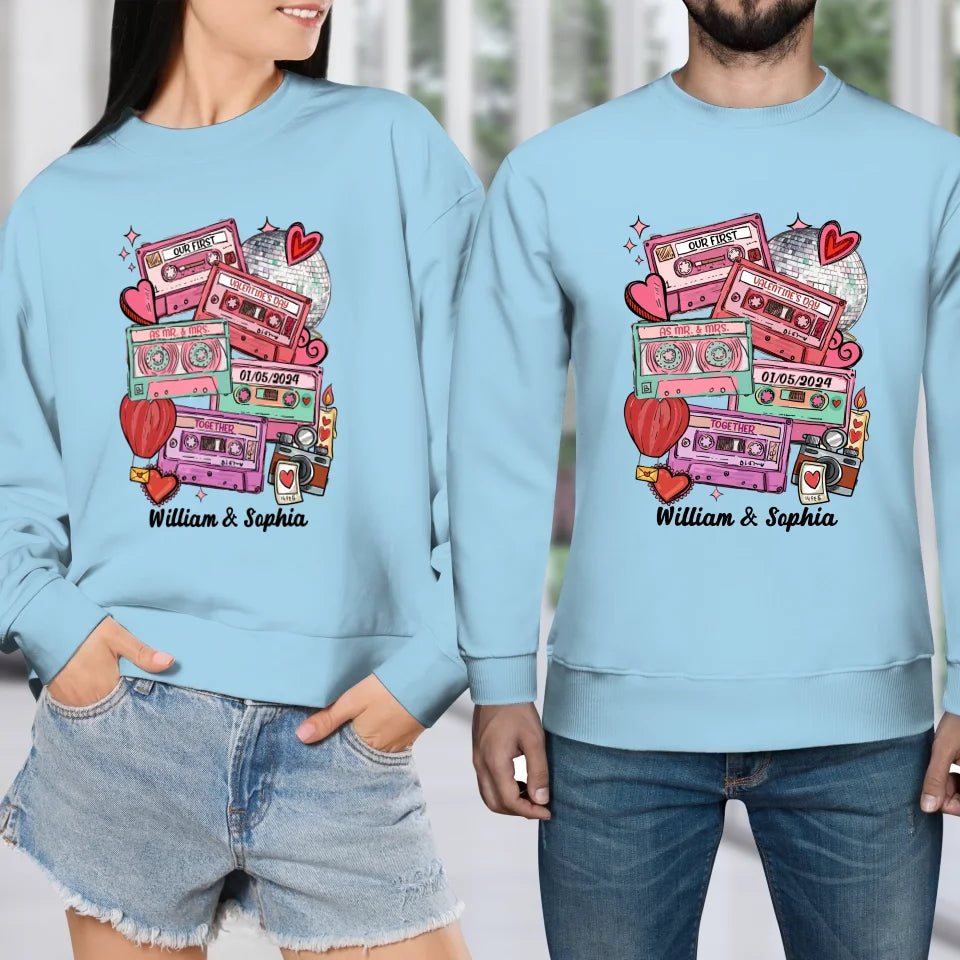 Valentine's As Mr & Mrs: A New Chapter Of Love - Personalized Gifts For Couples - Unisex Sweater