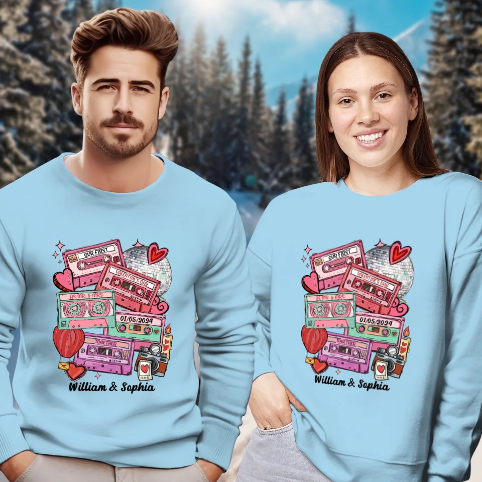 Valentine's As Mr & Mrs: A New Chapter Of Love - Personalized Gifts For Couples - Unisex Sweater