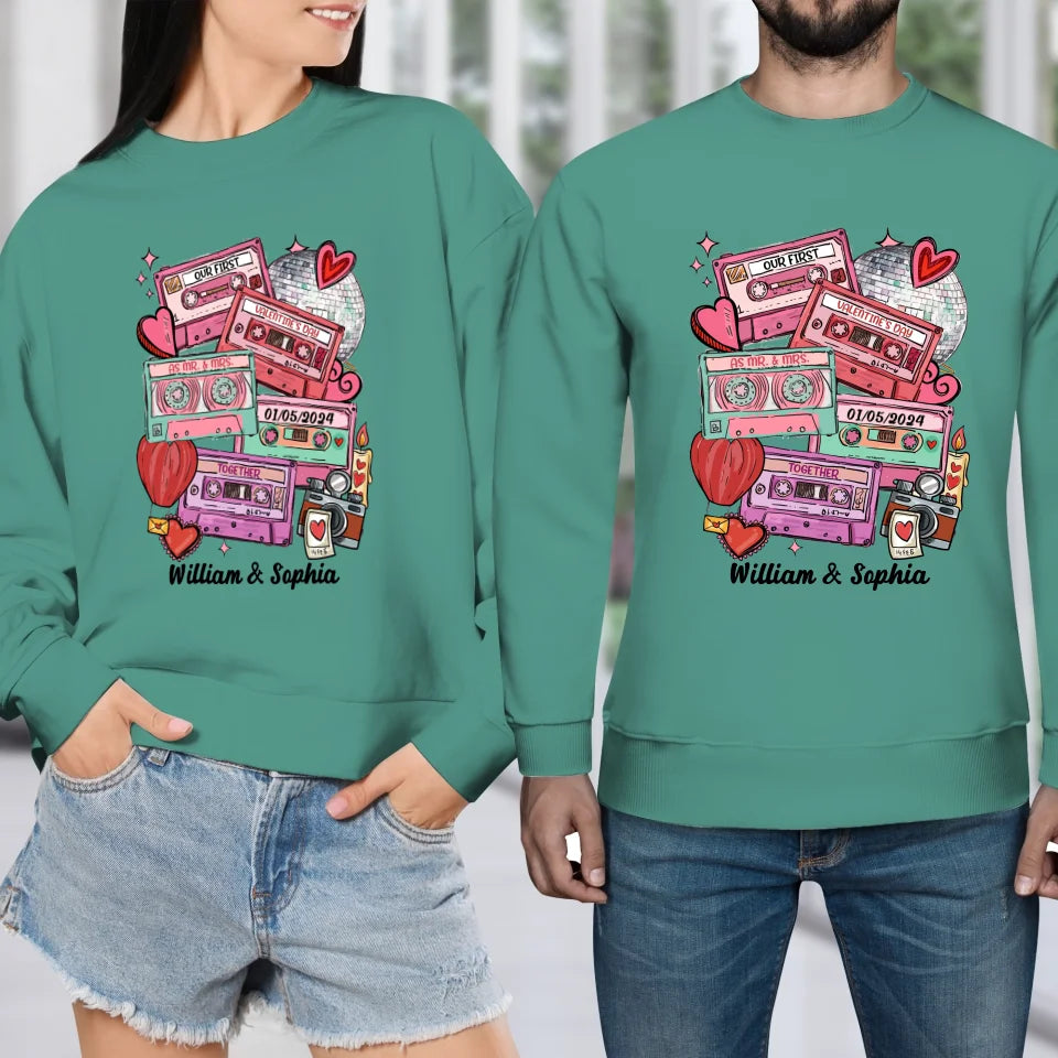 Valentine's As Mr & Mrs: A New Chapter Of Love - Personalized Gifts For Couples - Unisex Sweater