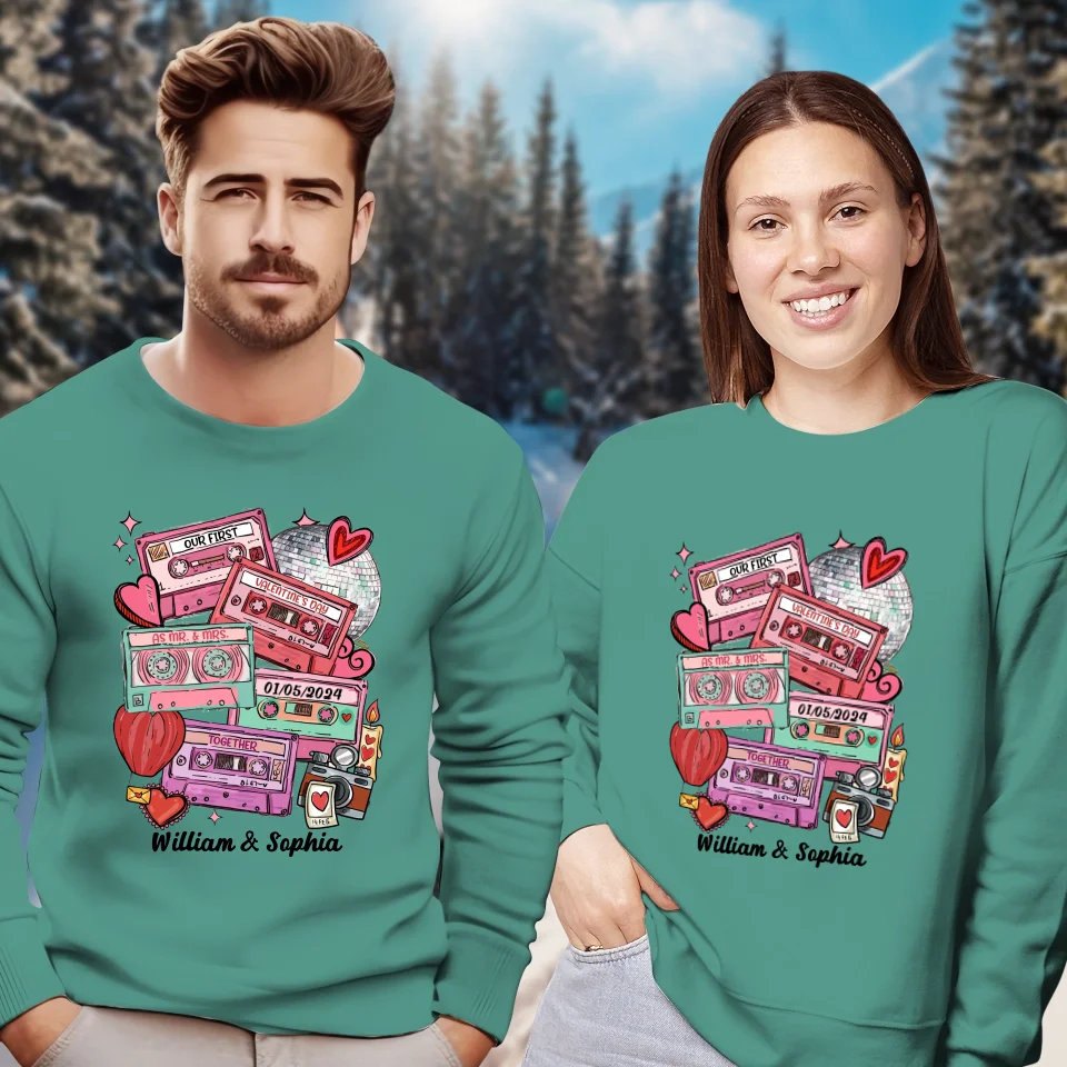 Valentine's As Mr & Mrs: A New Chapter Of Love - Personalized Gifts For Couples - Unisex Sweater