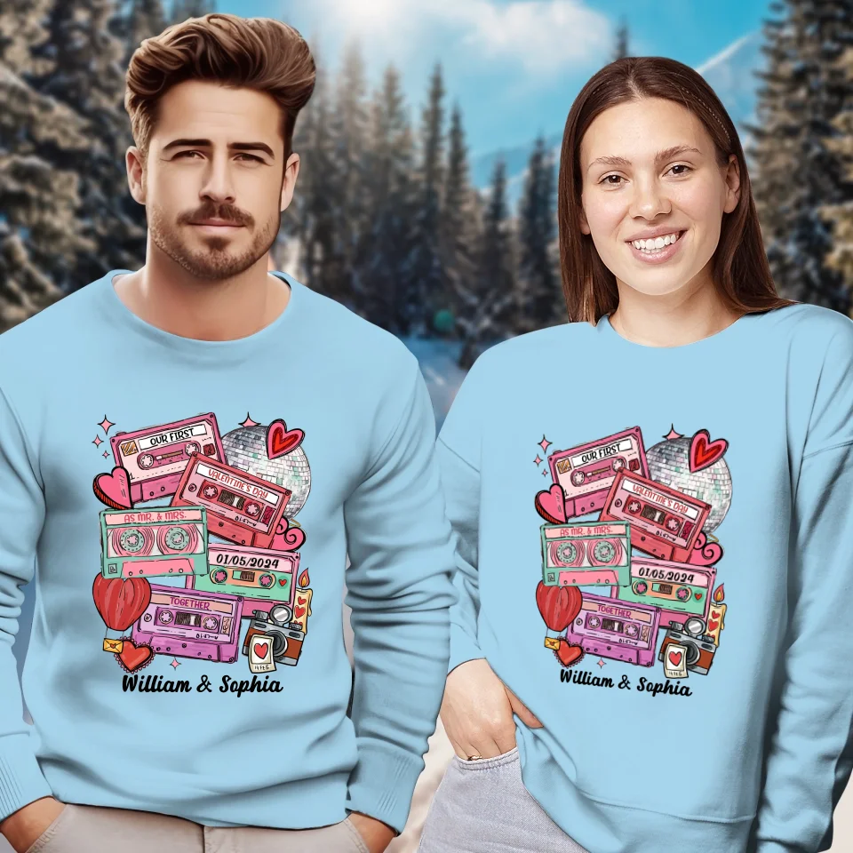 Valentine's As Mr & Mrs: A New Chapter Of Love - Personalized Gifts For Couples - Unisex Sweater